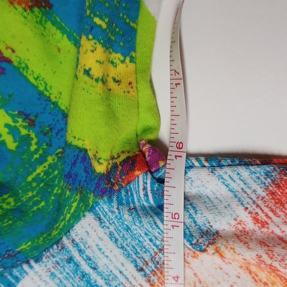 Westbound petites size small neon top 100% cotton lots of color - Picture 6 of 7